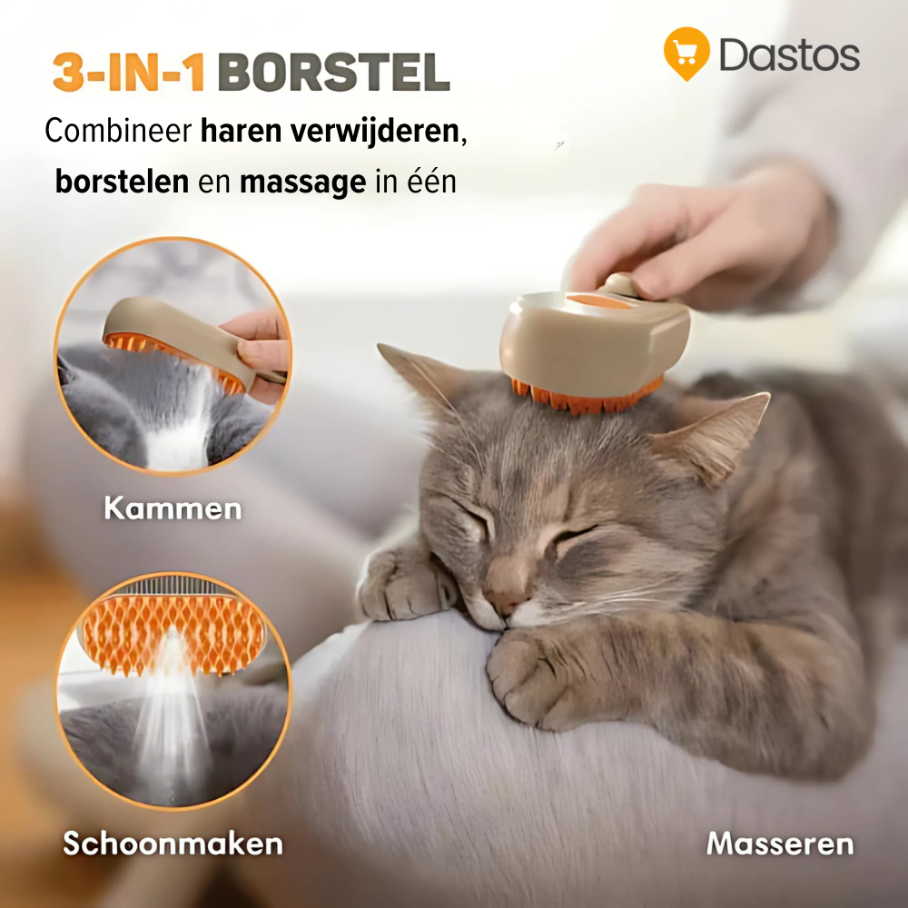 3 in 1 huisdierenborstel