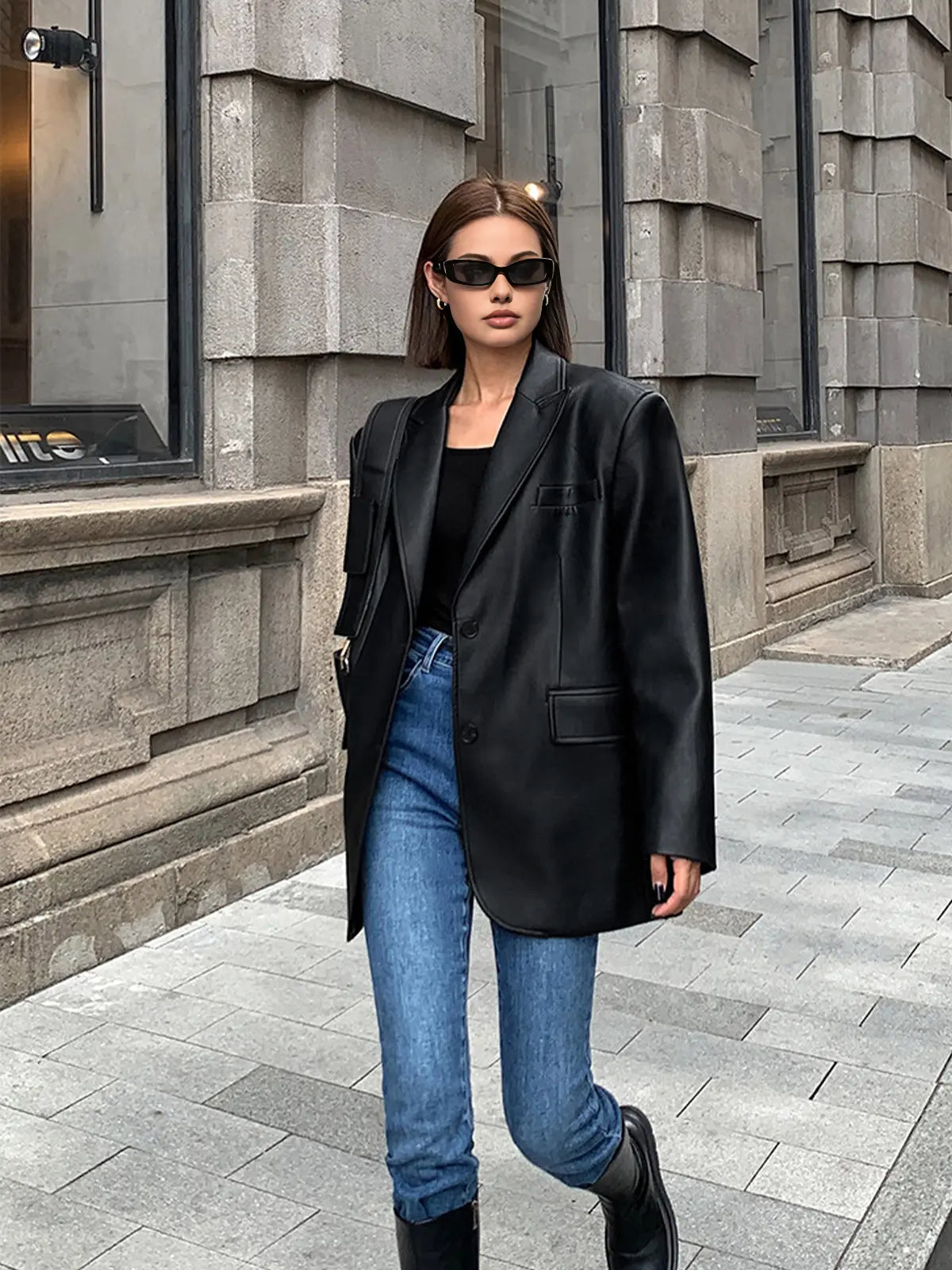 JOE - leren blazer