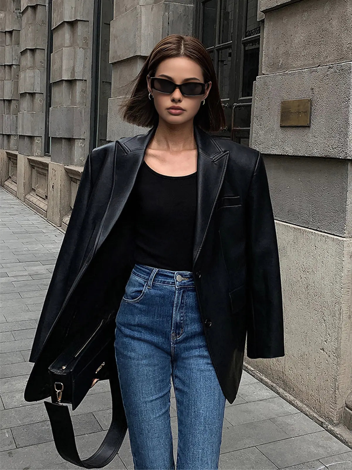 JOE - leren blazer