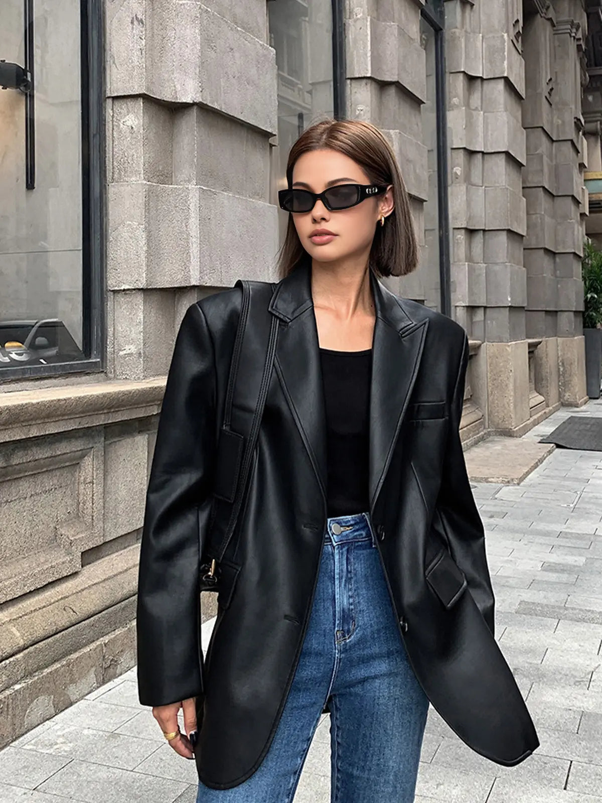 JOE - leren blazer