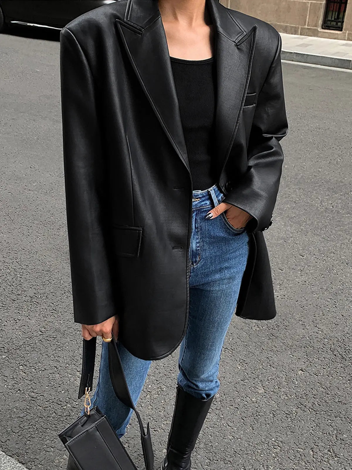 JOE - leren blazer
