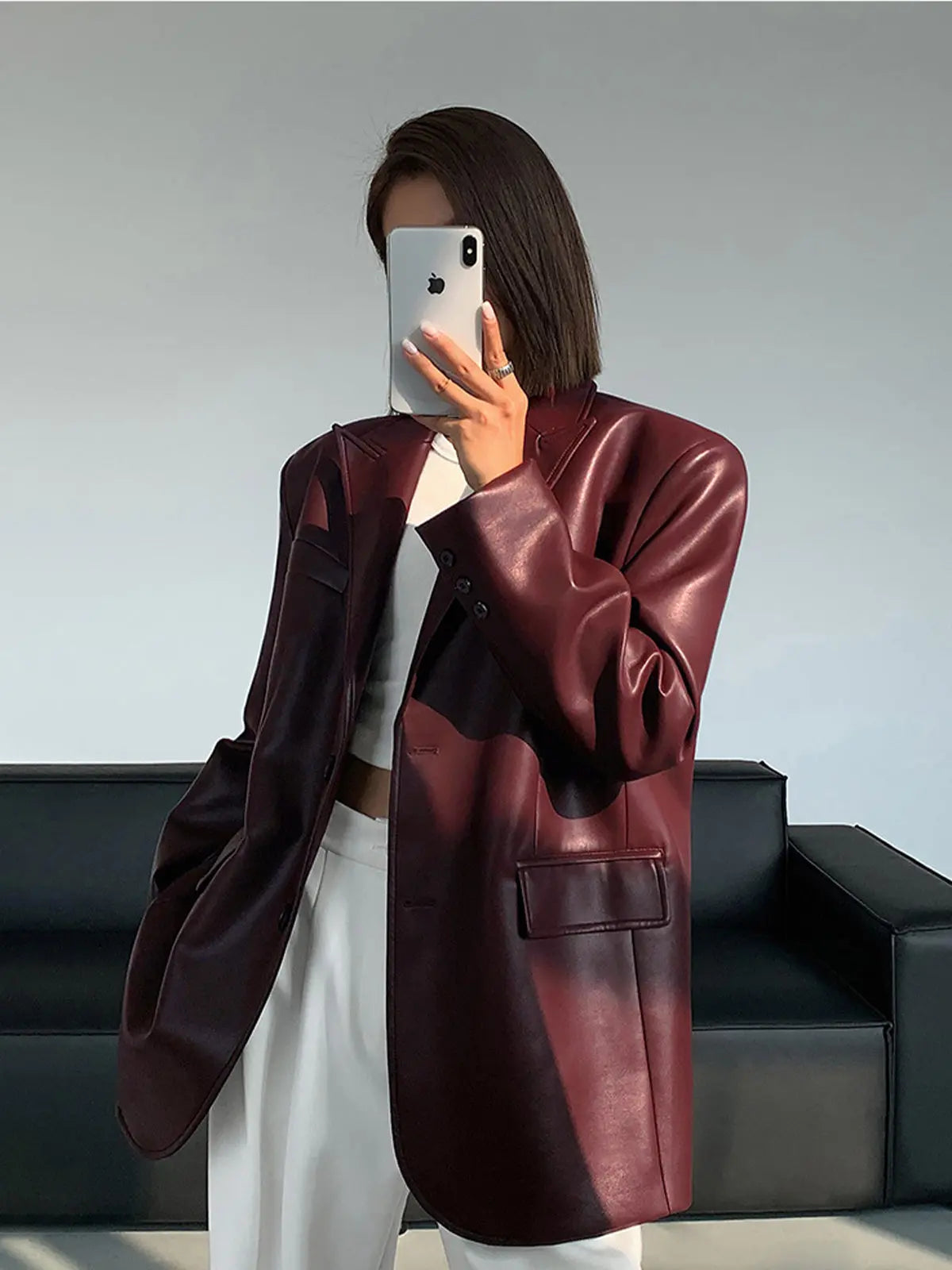 JOE - leren blazer