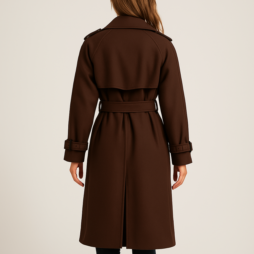 Grace - luxe wol trenchcoat