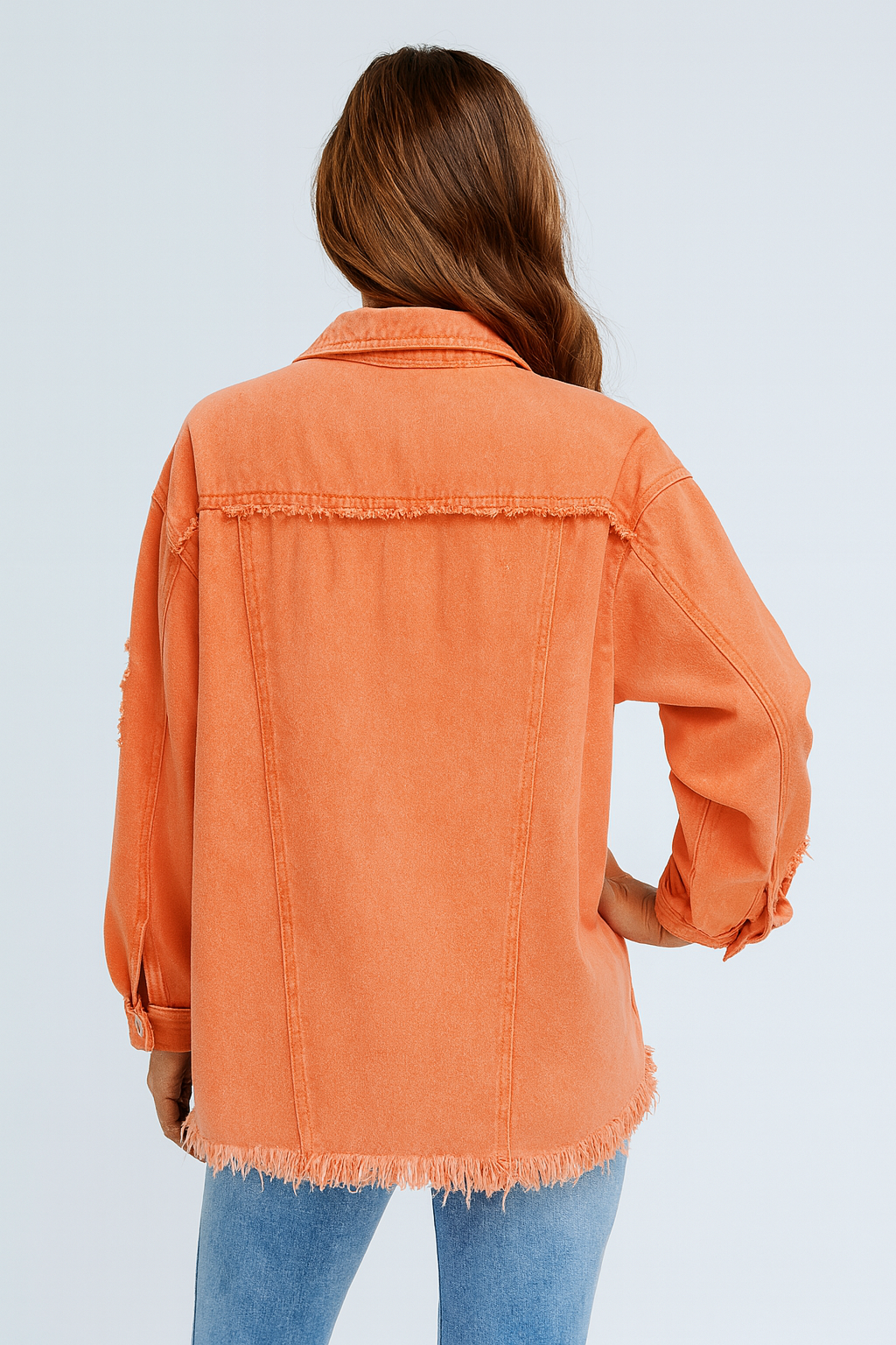 Denim Jacket - Oranje