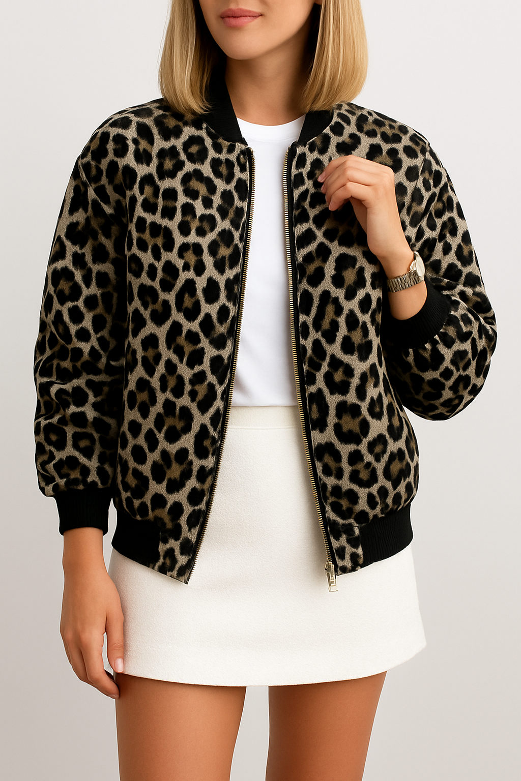 MARI - leopard bomberjack