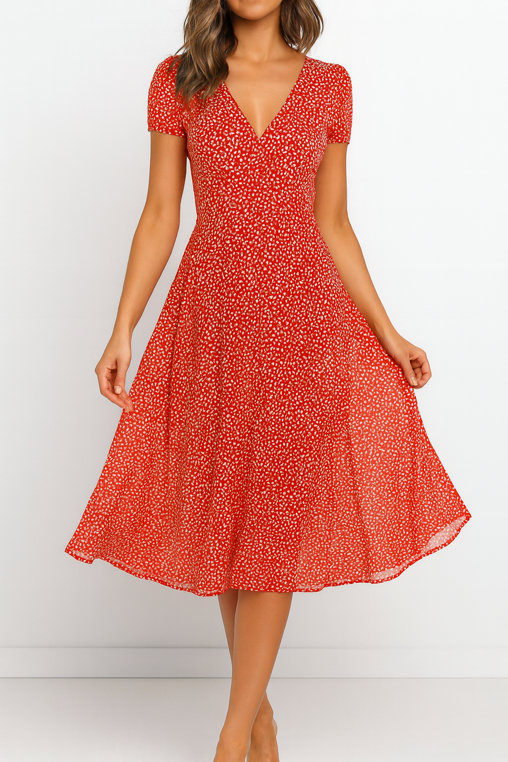 Vera – zomerjurk met bloemenprint