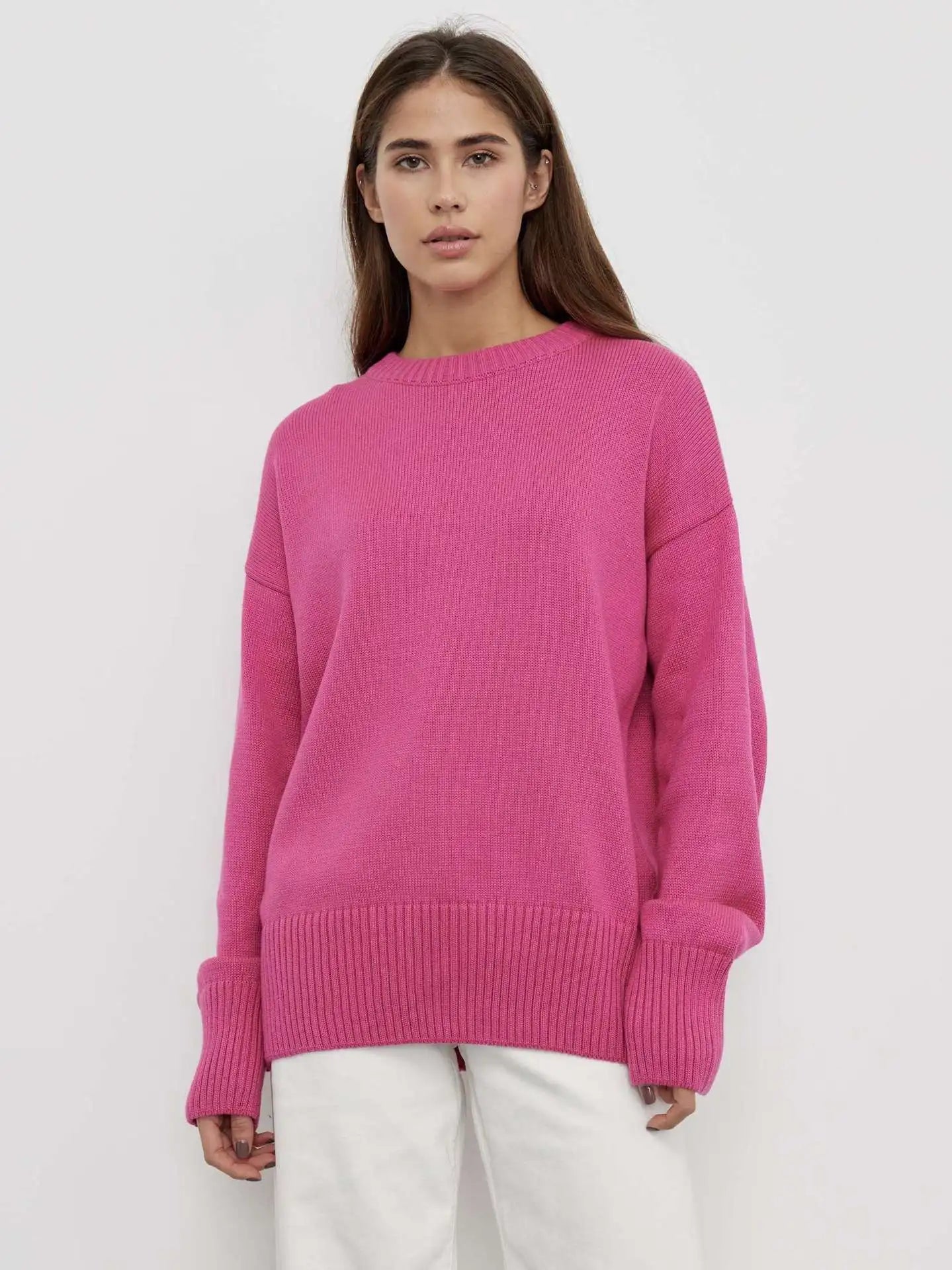 KARI - basic kasjmier trui