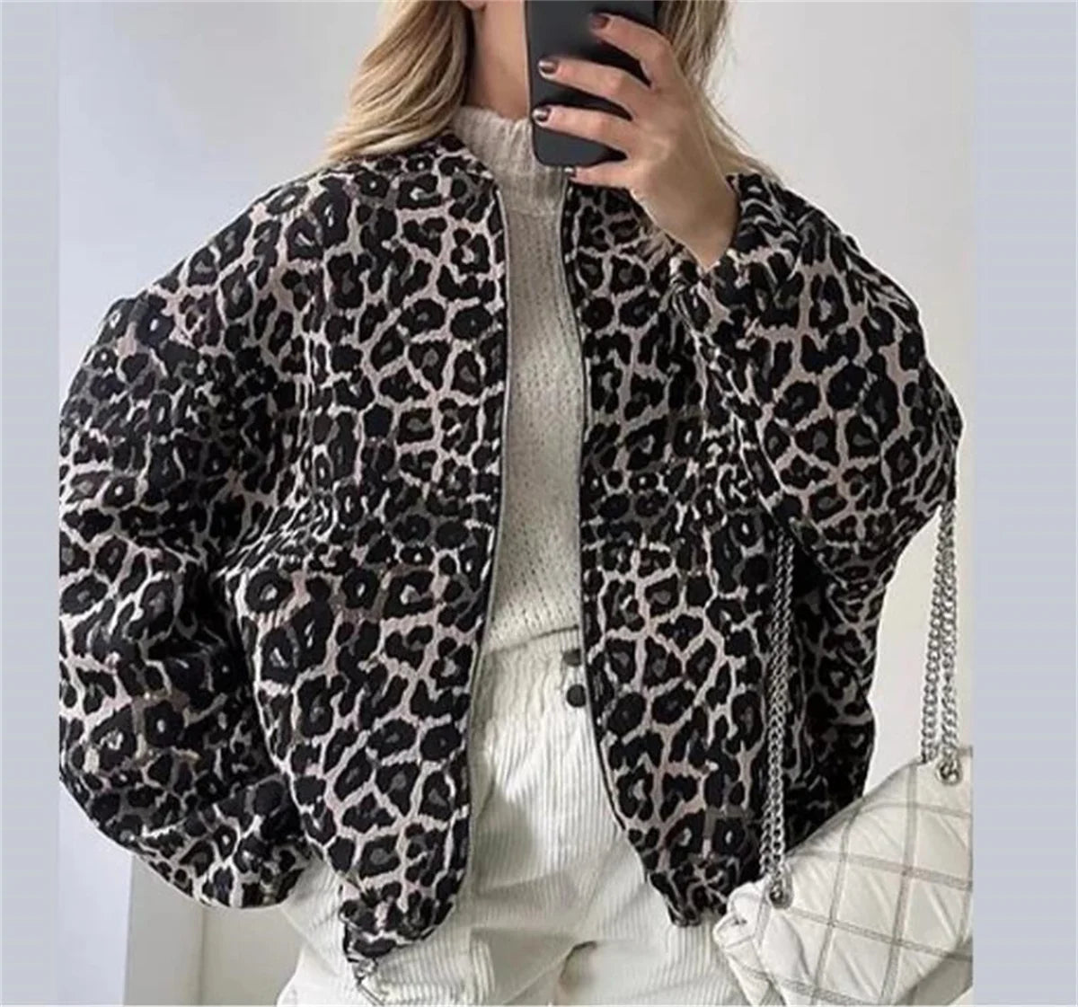 MARI - leopard bomberjack