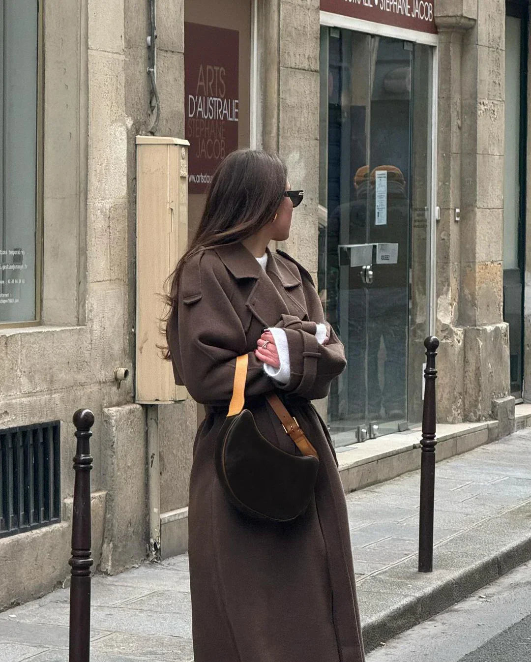 Grace - luxe wol trenchcoat