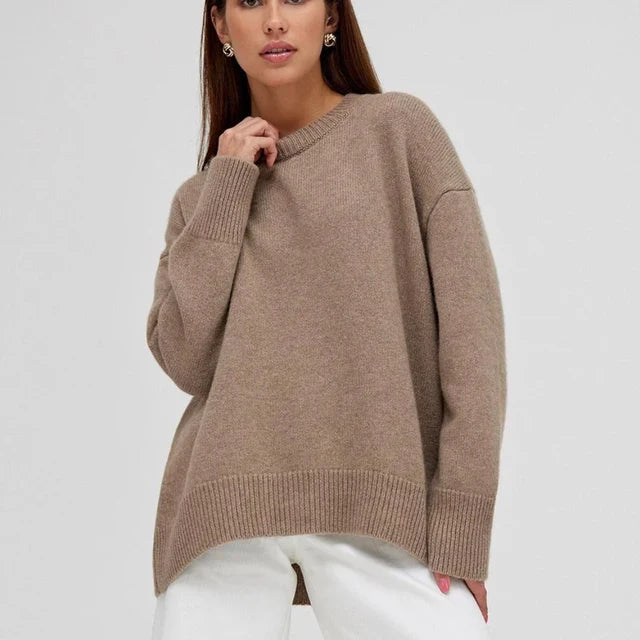 KARI - basic kasjmier trui