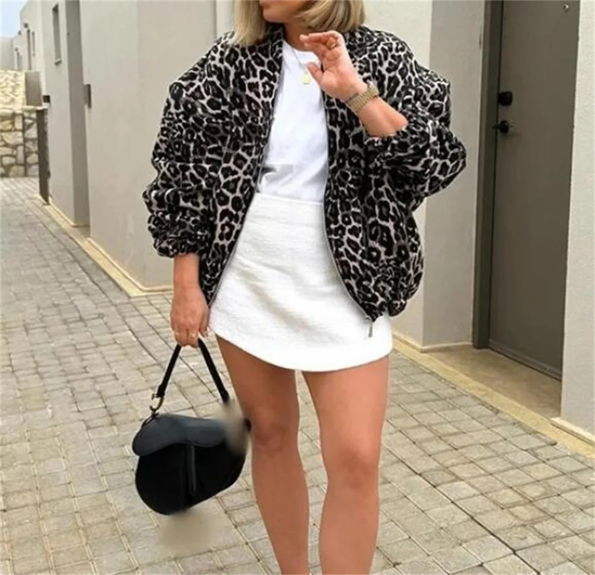 MARI - leopard bomberjack