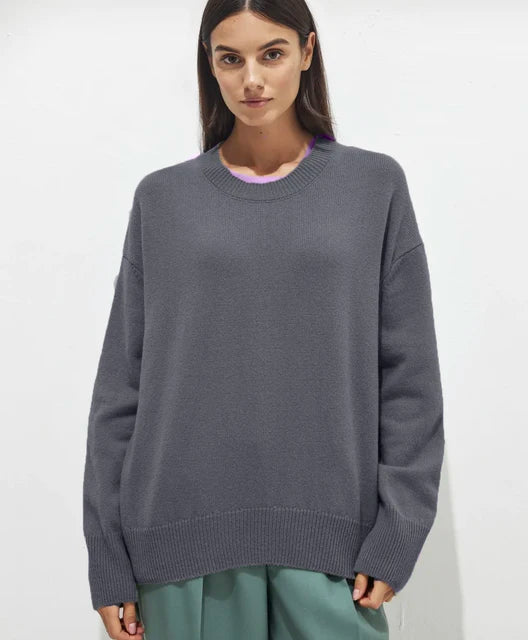 KARI - basic kasjmier trui