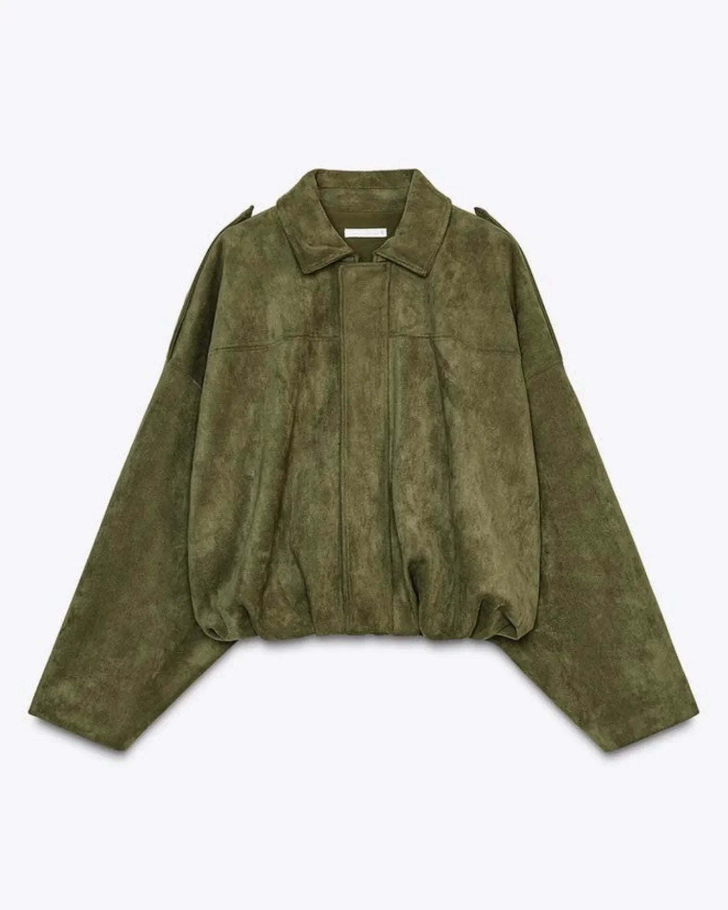 Fabianne - oversized suède jas