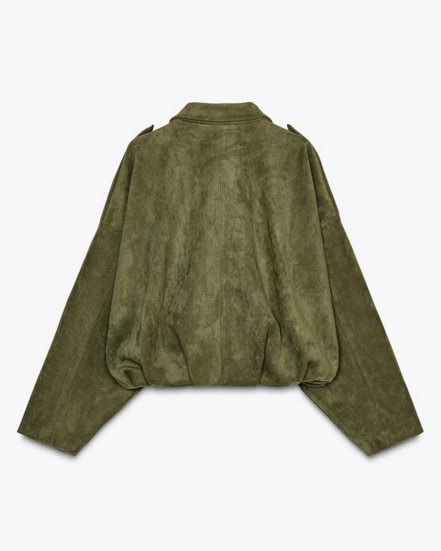 Fabianne - oversized suède jas