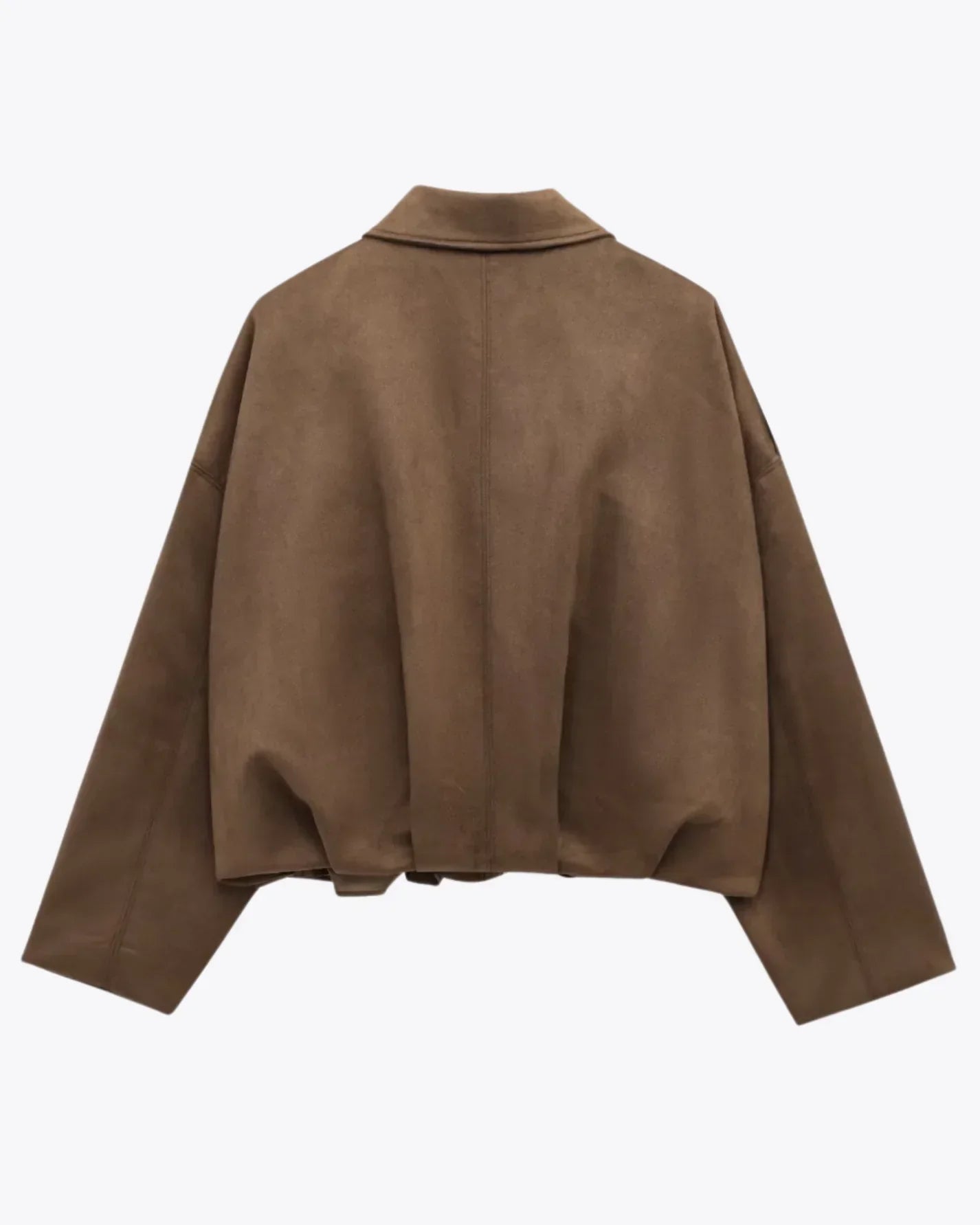 Fabianne - oversized suède jas