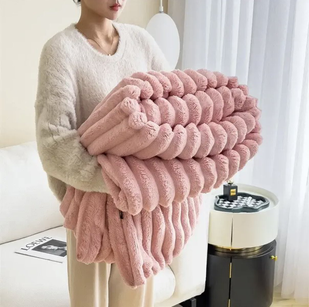 UltraDreams Luxe Fluffy Deken – Zacht, Warm en Stijlvol