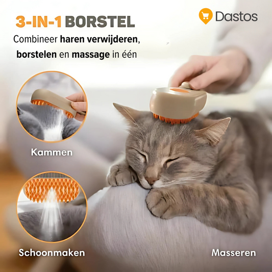 3 in 1 huisdierenborstel