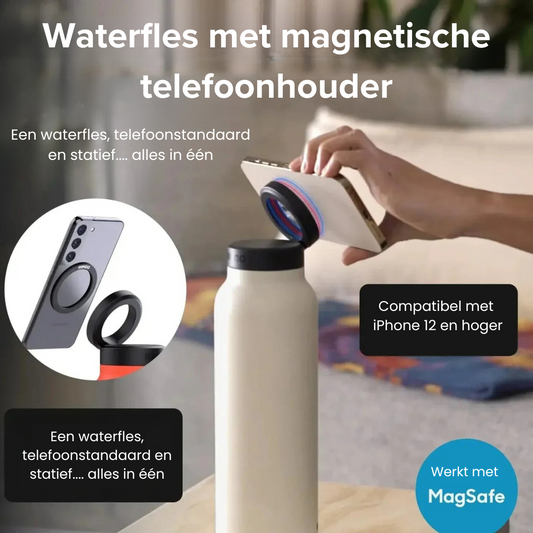 ThermoMate – Fles en Telefoonhouder in één