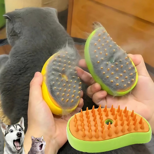 PurrSteam Brush – Voor een ontspannen kat en haarvrij huis