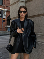 JOE - leren blazer