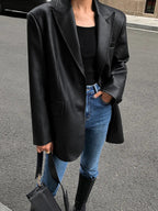 JOE - leren blazer