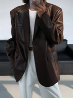 JOE - leren blazer