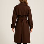 Grace - luxe wol trenchcoat