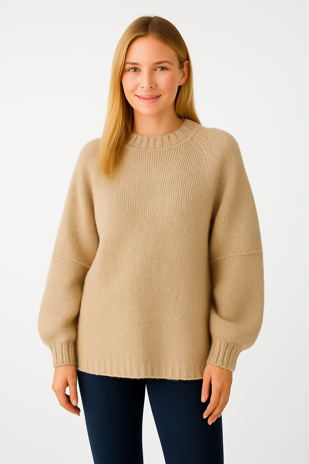 Jessica - zachte oversized gebreide trui
