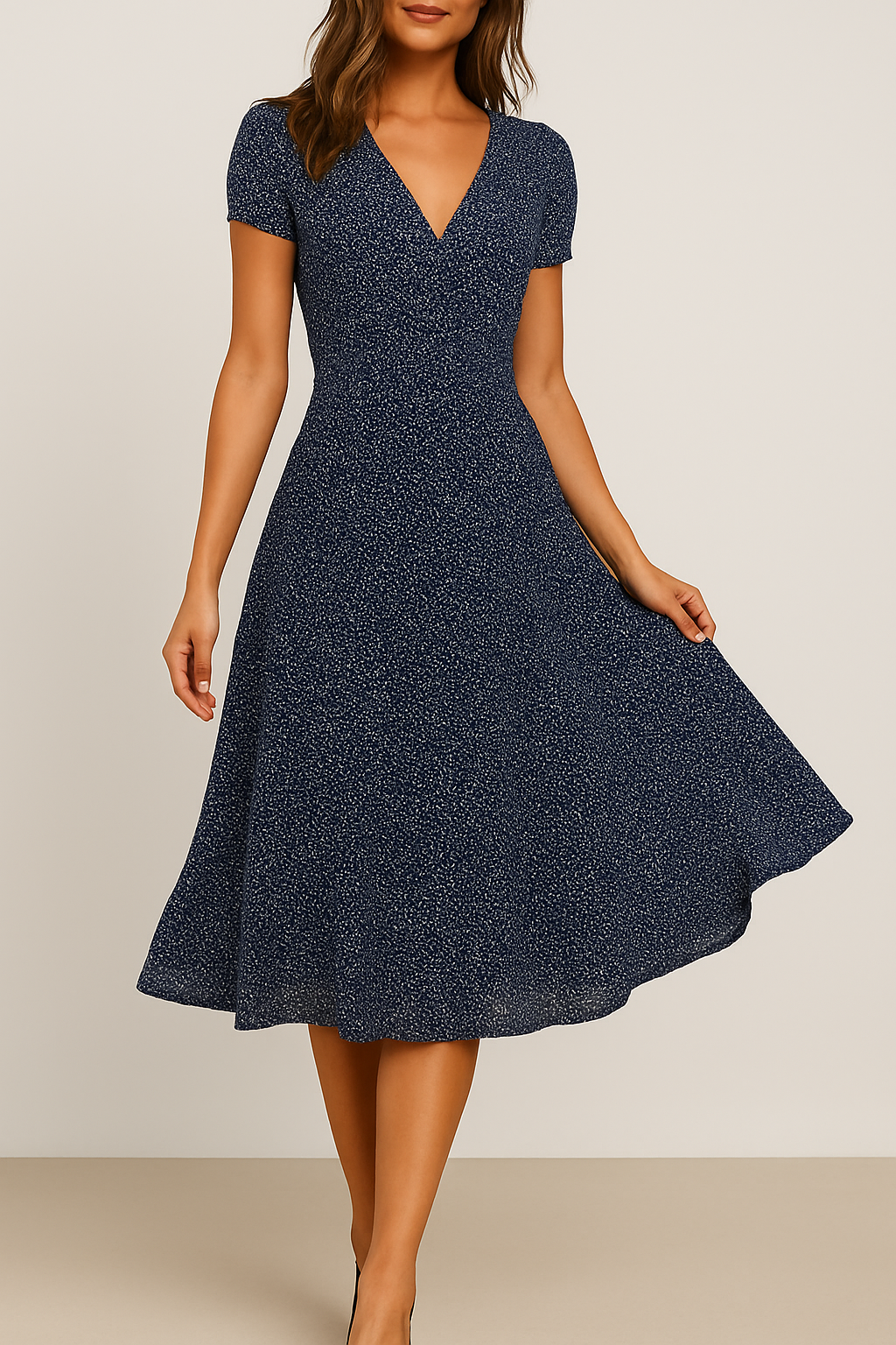 Vera – zomerjurk met bloemenprint
