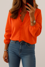 Elise - blouse met ruches