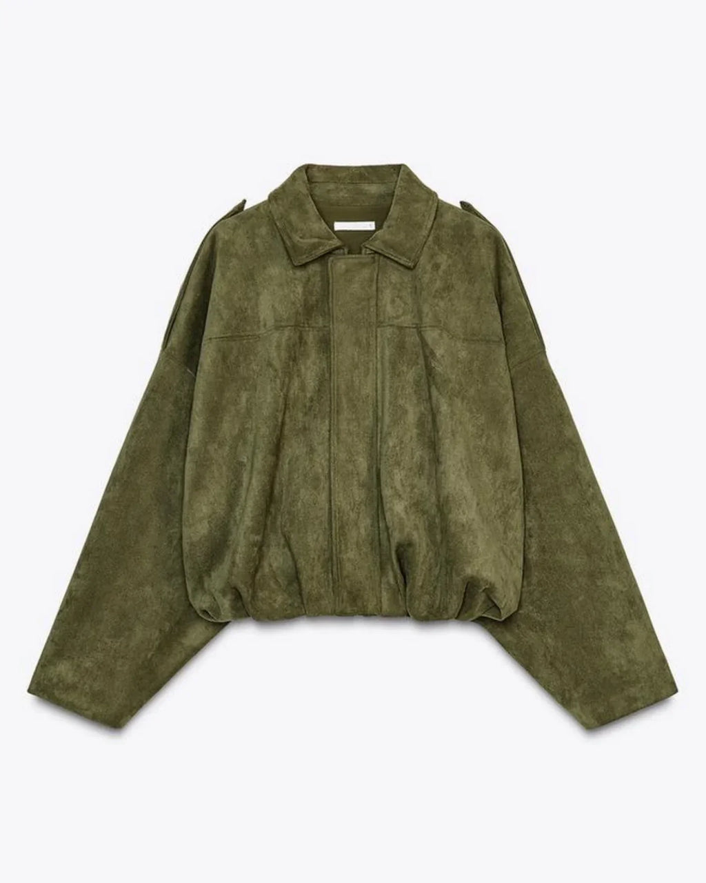 Fabianne - oversized suède jas
