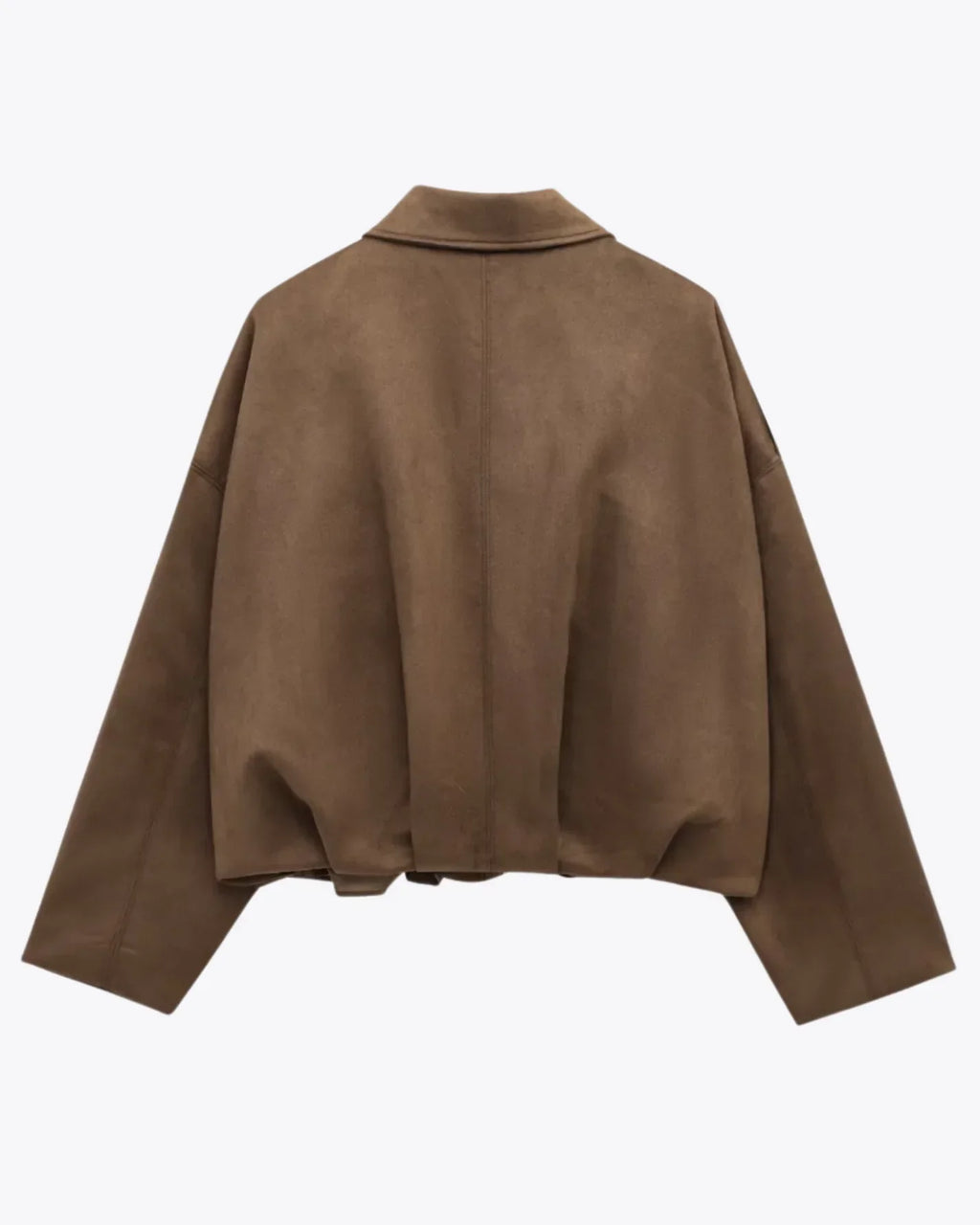 Fabianne - oversized suède jas
